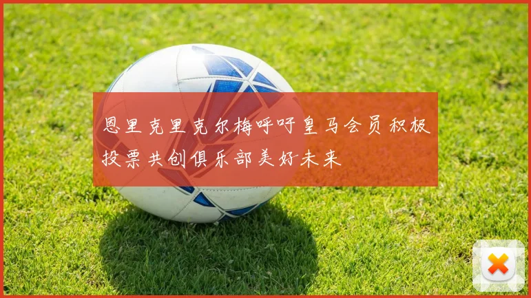 恩里克里克尔梅呼吁皇马会员积极投票共创俱乐部美好未来